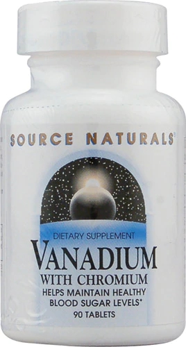 Comprar Source Naturals Vanadium with Chromium -- 90 Tablets