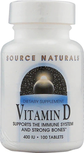 Comprar Source Naturals Vitamin D-3 -- 400 IU - 100 Tablets