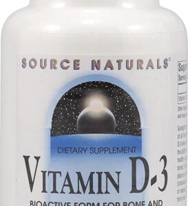 Source Naturals Vitamin D-3 -- 5000 IU - 120 Capsules