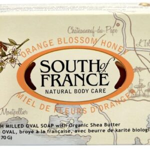 South of France French Milled Oval Soap Orange Blossom Honey -- 6 oz