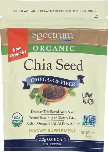 Comprar Spectrum Essentials Chia Seed Omega-3 and Fiber -- 12 oz