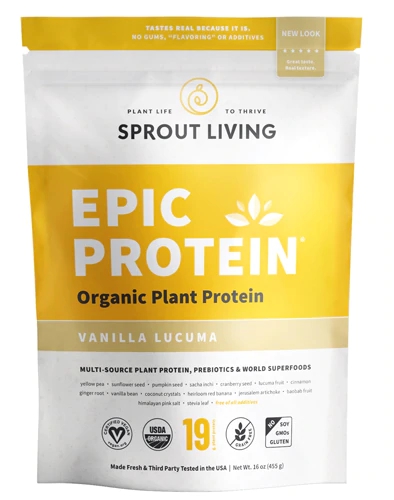 Comprar Sprout Living Epic Organic Plant Protein® Vanilla Lucuma -- 16 oz
