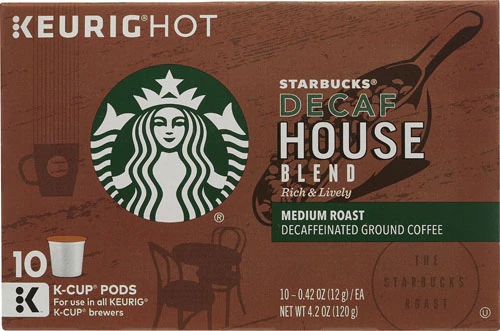 Comprar Starbucks Ground Coffee Decaf Medium Roast House Blend -- 10 K-Cups