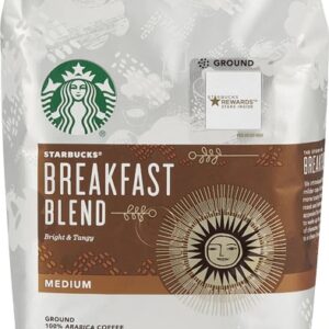 Starbucks Ground Coffee Medium Roast Breakfast Blend -- 28 oz