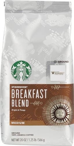 Comprar Starbucks Ground Coffee Medium Roast Breakfast Blend -- 20 oz