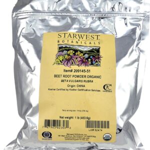 Comprar Starwest Botanicals Organic Beet Root Powder -- 1 lb