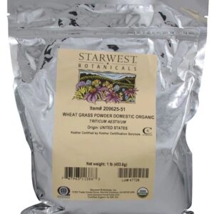 Comprar Starwest Botanicals Organic Wheat Grass Powder Domestic -- 1 lb