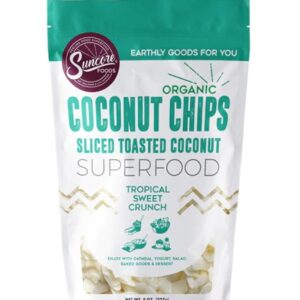 Suncore Foods Coconut Chips Sliced Toasted Coconut -- 8 oz