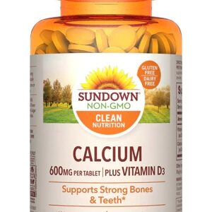 Sundown Naturals Calcium plus Vitamin D3 -- 600 mg - 120 Tablets