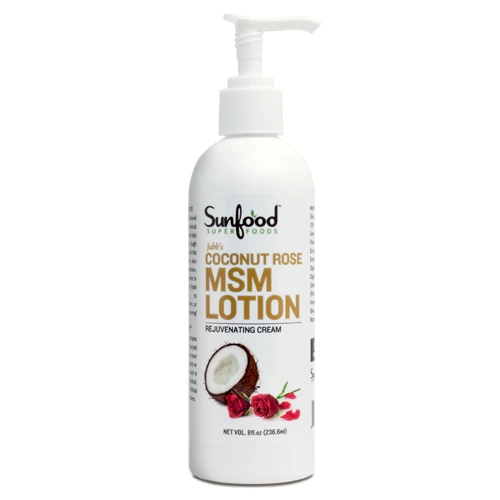 Comprar SunFood MSM Lotion Coconut Rose -- 8 fl oz