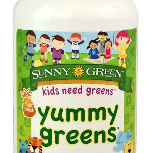 Sunny Green Yummy Greens™ Fruit Punch -- 120 Chewable Tablets
