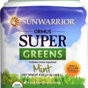 Sunwarrior Ormus Super Greens Organic Mint -- 8 oz