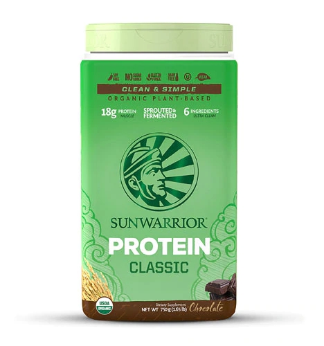 Sunwarrior Protein Classic Chocolate -- 30 Servings