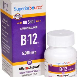 Comprar Superior Source No Shot B-12 -- 5000 mcg - 100 MicroLingual® Tablets