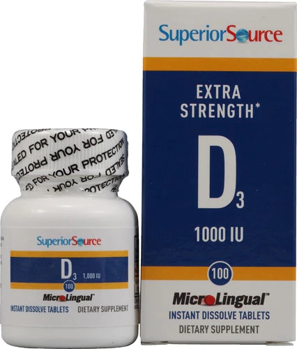 Comprar Superior Source Vitamin D3 -- 1000 IU - 100 Instant Dissolve Tablets