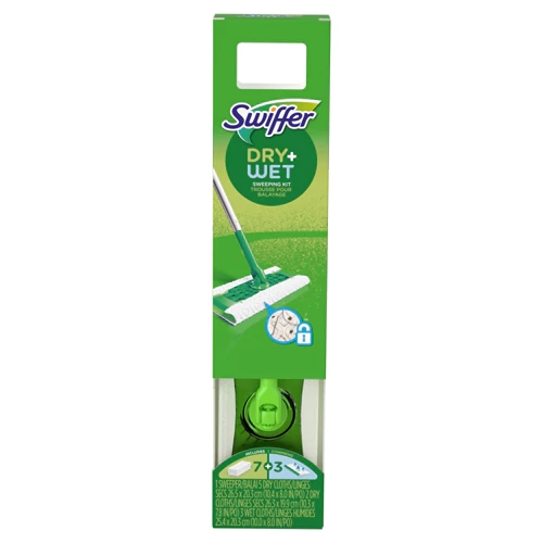 Swiffer Sweeper Dry + Wet All Purpose Floor Mopping and Cleaning Starter Kit -- 1 Kit
