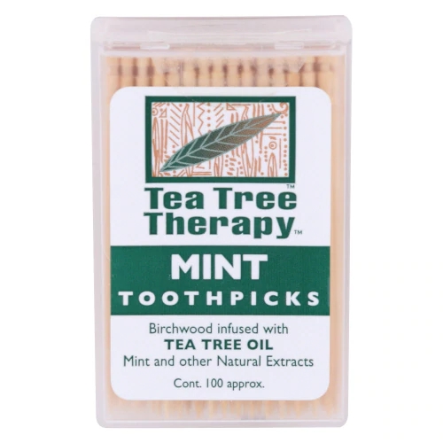 Comprar Tea Tree Therapy Toothpicks Mint -- 100 Toothpicks