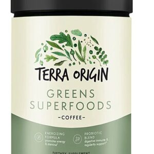 Terra Origin Greens Superfoods Powder Coffee -- 8.47 oz