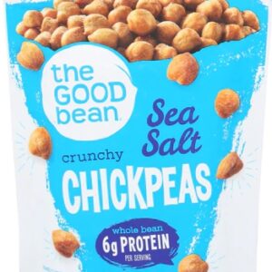 The Good Bean Chickpea Snacks Gluten Free Sea Salt -- 6 oz