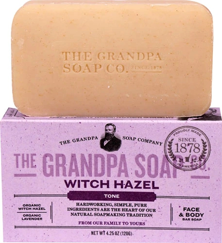 Comprar The Grandpa Soap Co Face and Body Bar Soap Witch Hazel Tone -- 4.25 oz