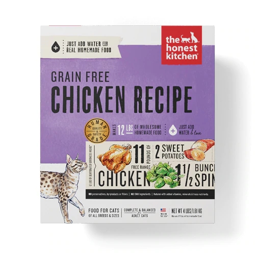 Comprar The Honest Kitchen Grain Free Dehydrated Adult Cat Food Chicken Recipe -- 4 lbs
