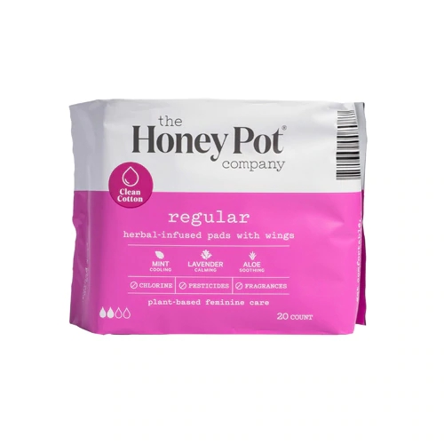 Comprar The Honey Pot Regular Menstrual Pads with Wings -- 20 Pads