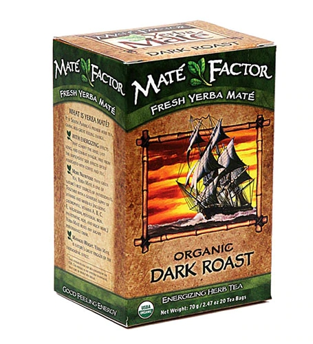 Comprar The Mate Factor Organic Yerba Mate Dark Roast -- 20 Tea Bags