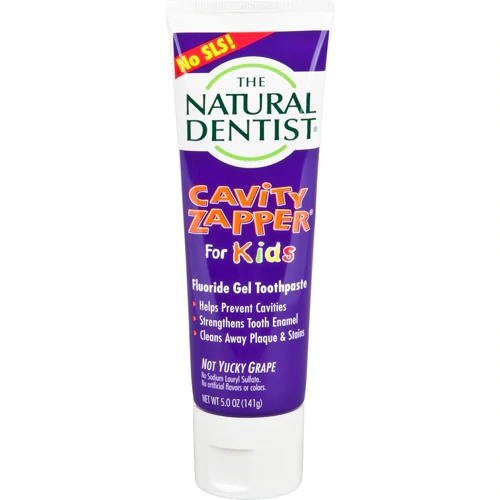 Comprar The Natural Dentist Kids Cavity Zapper Fluoride Gel Toothpaste Not Yucky Grape -- 5 oz