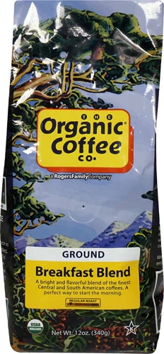 The Organic Coffee Co Ground Coffee Breakfast Blend -- 12 oz