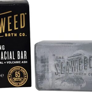 The Seaweed Bath Co Purifying Detox Facial Bar With Charcoal and Volcanic Ash Unscented -- 3.75