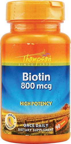 Comprar Thompson Biotin -- 800 mcg - 90 Tablets