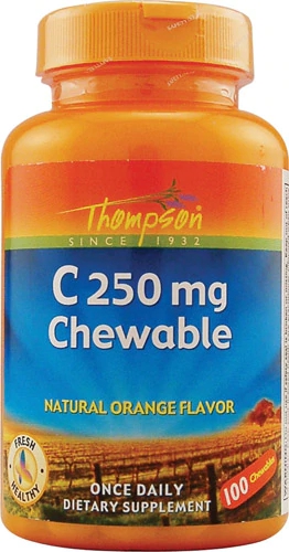 Comprar Thompson C Chewables Orange -- 250 mg - 100 Chewables