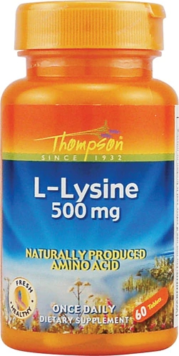 Comprar Thompson L-Lysine -- 500 mg - 60 Tablets