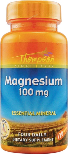Comprar Thompson Magnesium -- 100 mg - 120 Tablets