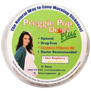 Comprar Three Lollies Preggie Pop® Drops Plus Sour Raspberry Sour Lemon -- 21 Pieces