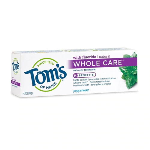 Comprar Tom's of Maine Whole Care® Anticavity Toothpaste with Fluoride Peppermint -- 4 oz