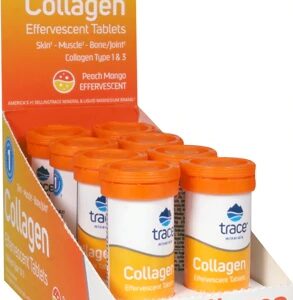 Trace Minerals Research Collagen Effervescent Tablets Peach Mango -- 80 Effervescent Tablets