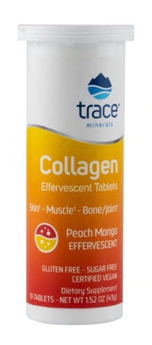 Comprar Trace Minerals Research Collagen Effervescent Tablets Peach Mango -- 10 Effervescent Tablets