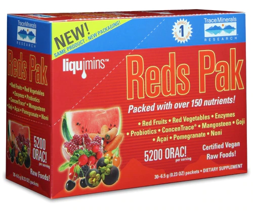 Comprar Trace Minerals Research Reds Pak -- 30 Packets