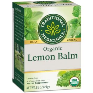 Traditional Medicinals Herbal Tea Organic Lemon Balm -- 16 Tea Bags