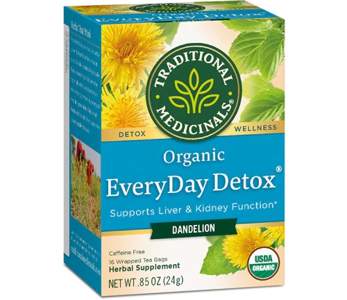 Traditional Medicinals Organic Everyday Detox Dandelion Tea -- 16 Tea Bags