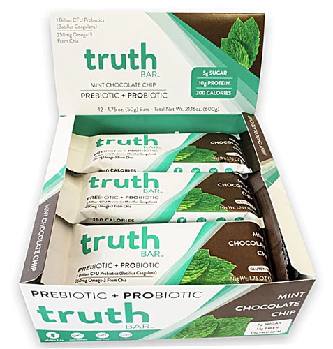 Comprar Truth Bar Prebiotic + Probiotic Nutrition Snack Bars Mint Chocolate Chip -- 12 Bars