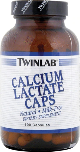 Comprar Twinlab Calcium Lactate Caps -- 100 Capsules