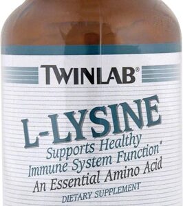 Twinlab L-Lysine -- 500 mg - 100 Capsules