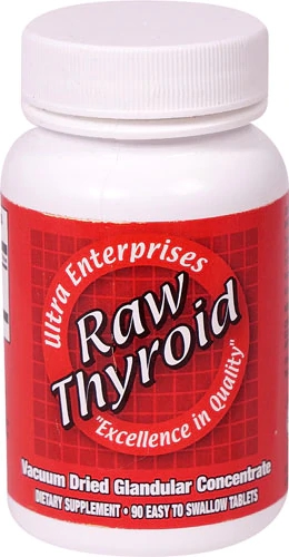 Comprar Ultra Glandulars Raw Thyroid -- 90 Tablets