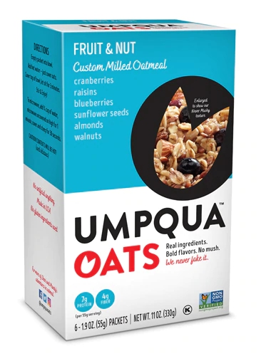 Comprar Umpqua Oats Insane Grains™ Oatmeal with Quinoa & Chia Gluten Free Fruit & Nut Fusion -- 6 Packets