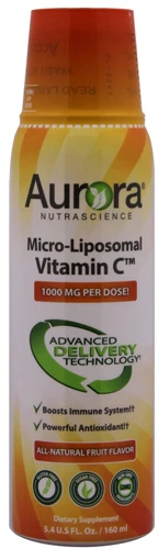 Comprar Vida Lifescience Aurora Mega-Liposomal Vitamin C™ All Natural Fruit -- 1000 mg - 5.4 fl oz