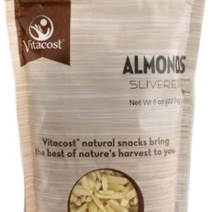 Vitacost Almonds Slivered -- 8 oz (227 g)