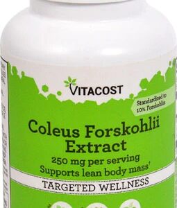 Vitacost Coleus Forskohlii Extract -- 250 mg per serving - 240 Capsules