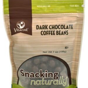 Vitacost Dark Chocolate Covered Coffee Beans -- 7 oz (199 g)